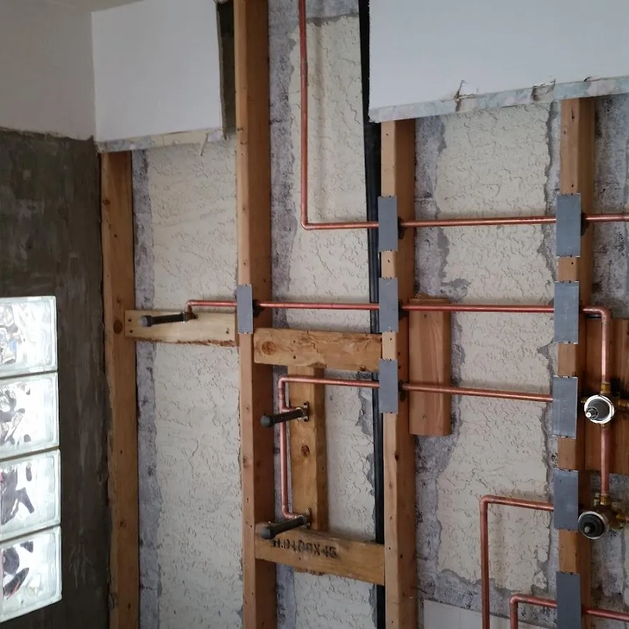 Copper pipe installation for Burst Pipe Repair in Island Lake